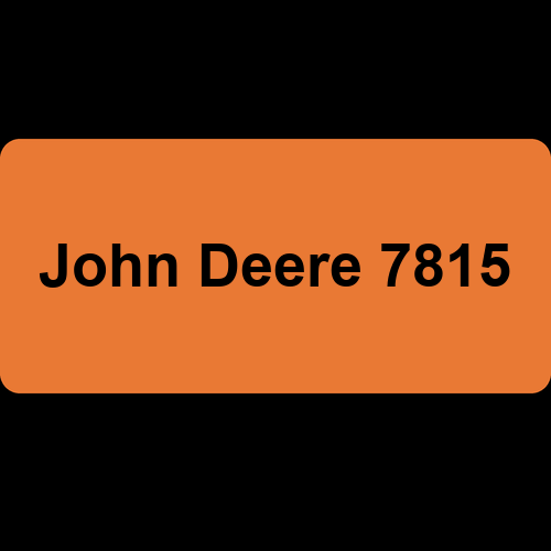John Deere 7815
